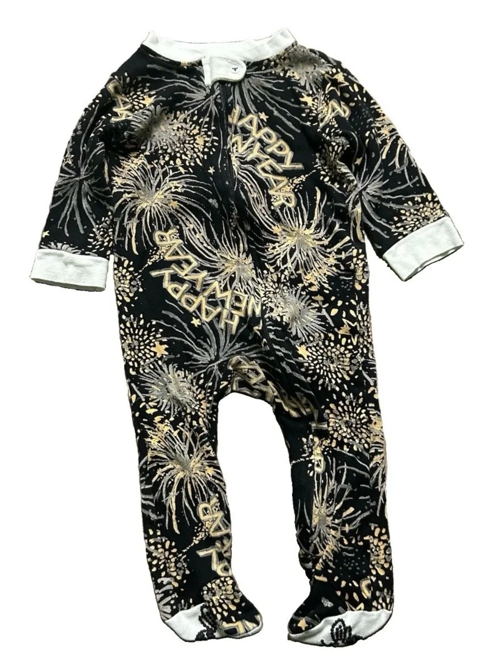 Baby Girl Burt’s Bees Baby Footie Pajamas Size 6-9 Months